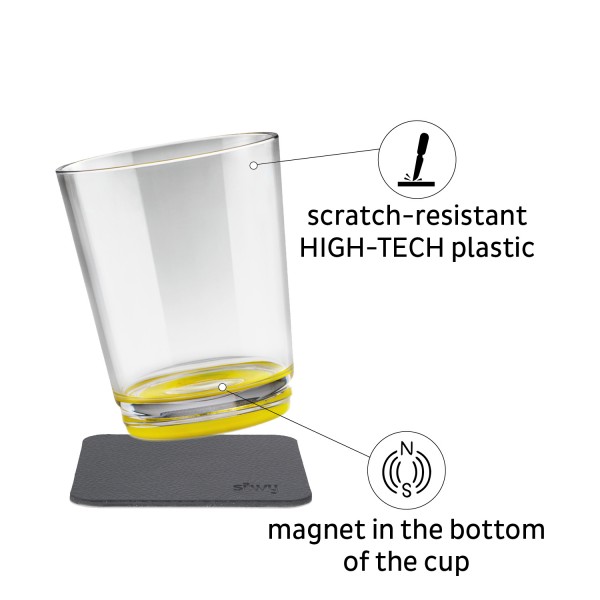 Magnetic Drinking Cup OH YELLOW
