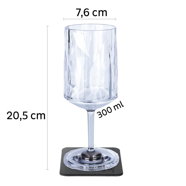 Magnetic Plastic Glass WINE 0,3l