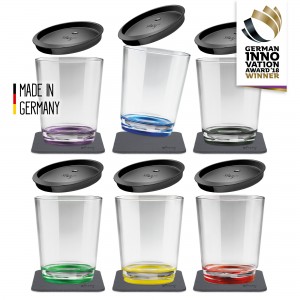 Magnetic Drinking Cup MULTICOLOUR (+ lids)