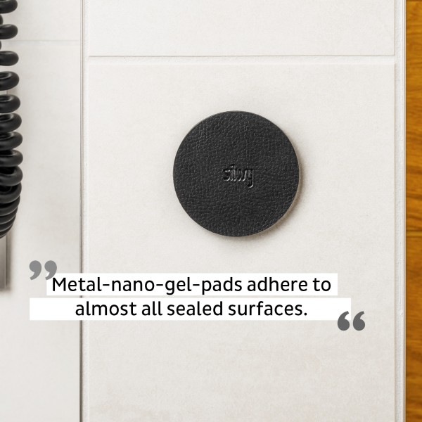 Metal-Nano-Gel-Pads 5 cm BLACK
