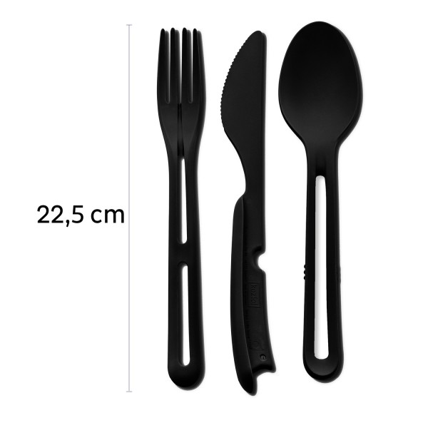 Cutlery Set TRICKY BLACK